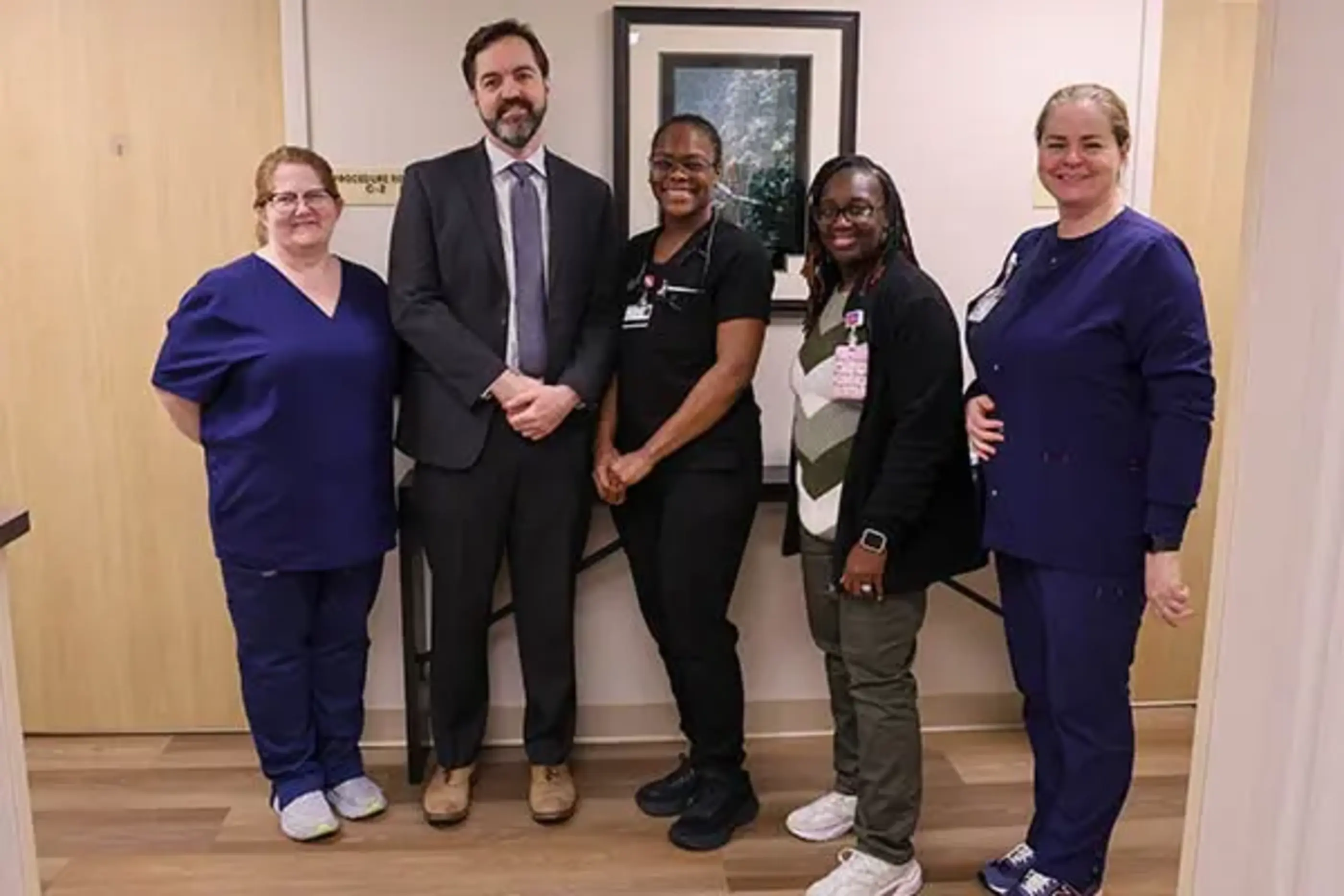 Dr. Miller with some of her Physician Partners Gastroenterology teammates.