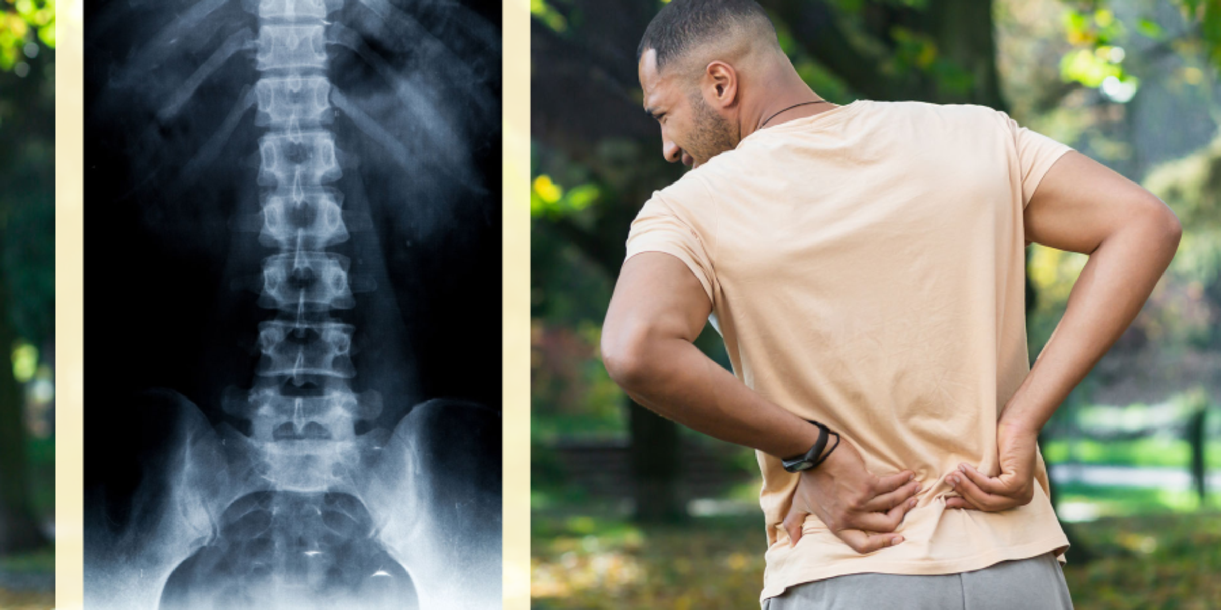 man with back pain