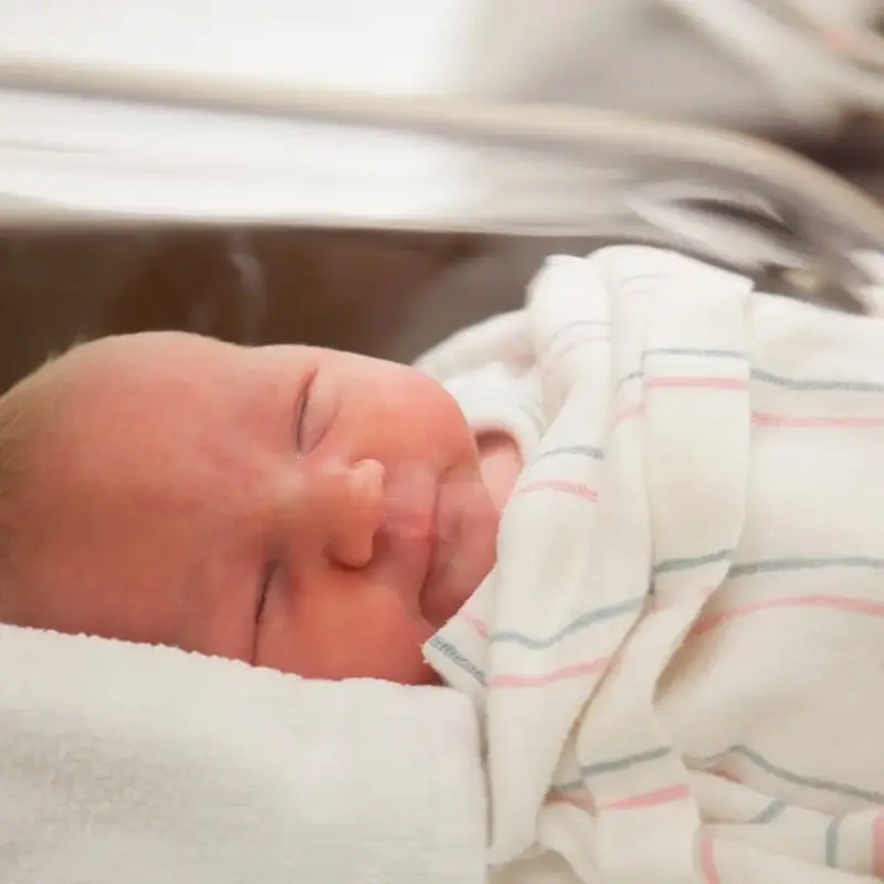 Newborn in hospital