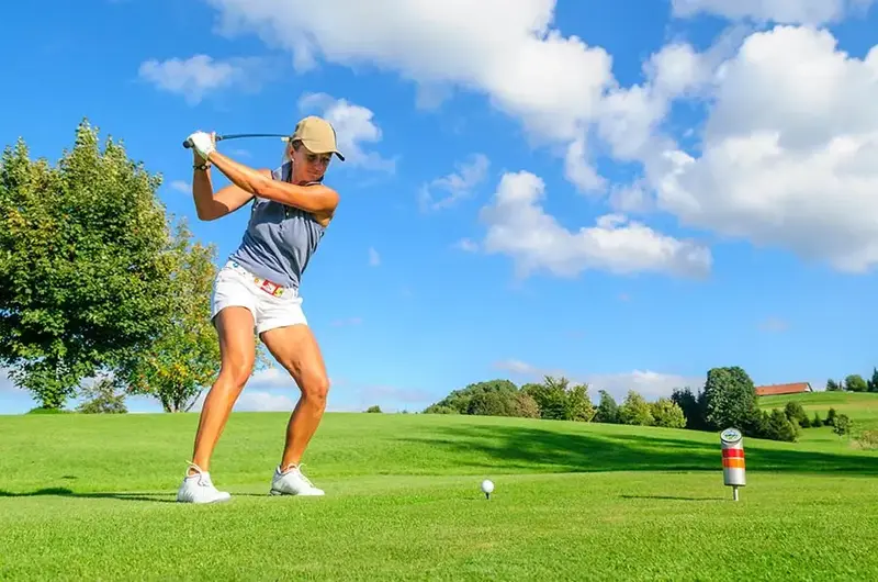 woman golfer