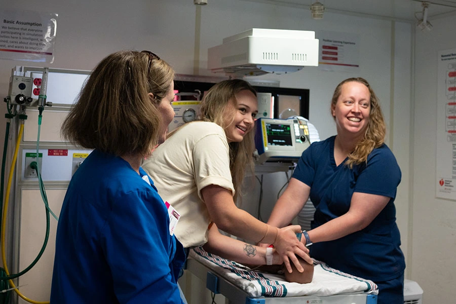 nurses inside SimCoach