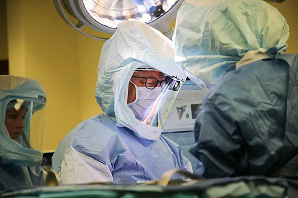 Dr. Price in surgery