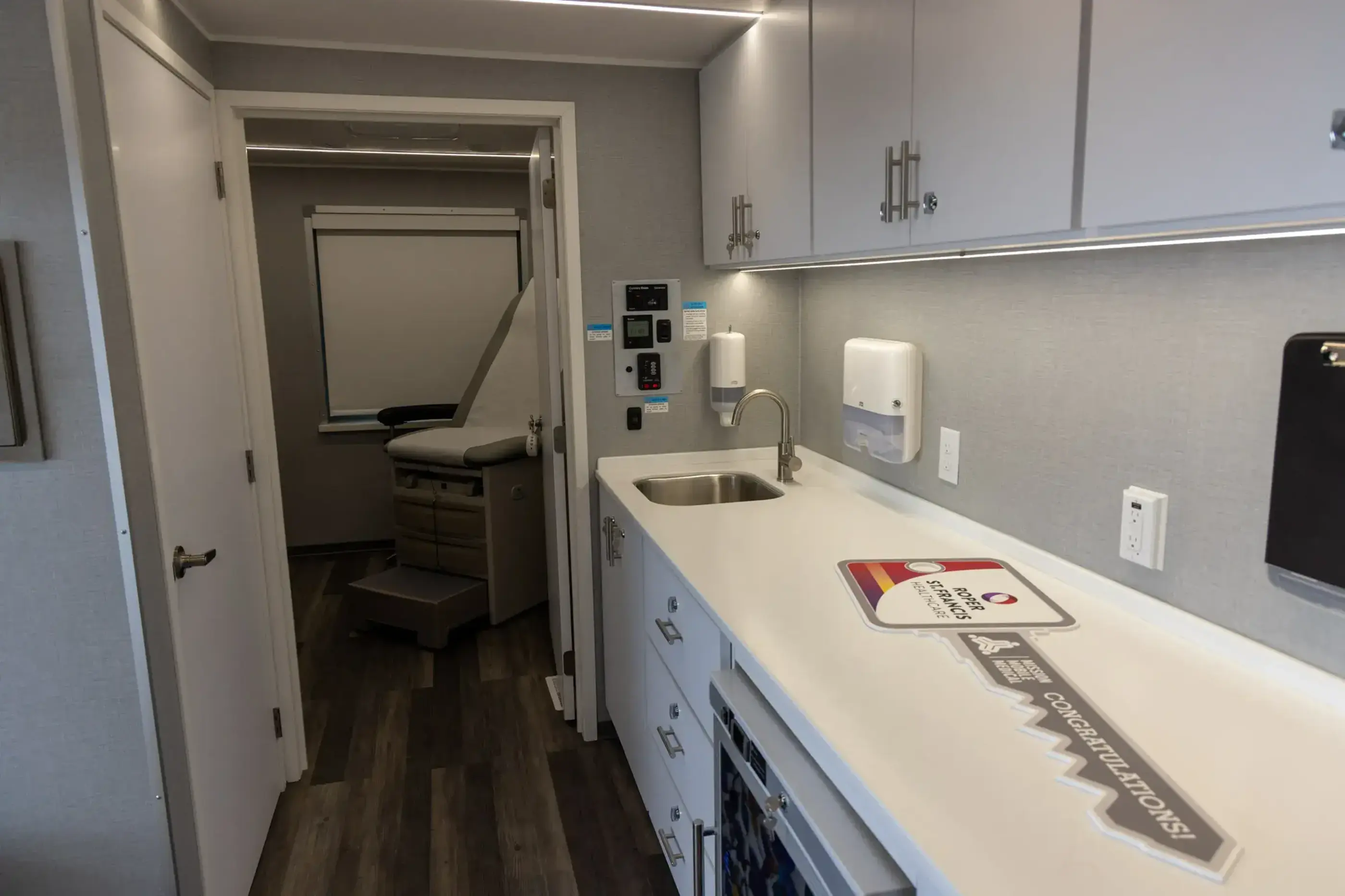 inside the mobile care for you unit
