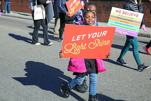 roper st francis employees'  kids in MLK parade