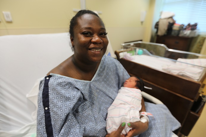 Aasi’ McNeil the first Roper St. Francis Healthcare baby born in 2019