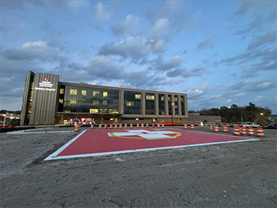 berkeley hospital helicopter pad ground view Dec 2025 thumbnail