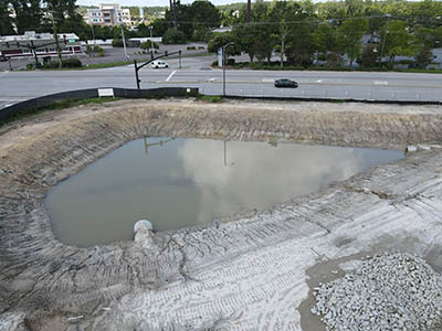 Roper Hospital campus - Permanent Wet Pond Connecting to New Storm Drainage System thumbnail