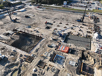 Roper Hospital campus - Concrete foundations second view - Jan 2026 thumbnail