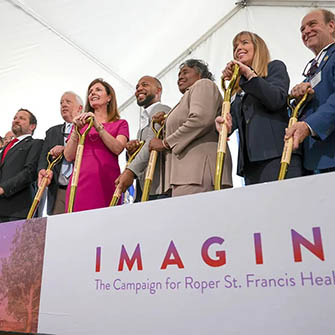 roper st francis healthcare groundbreaking imagine campaign