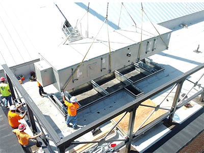 Sawmill RTU parts to roof July 2025 thumbnail