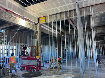 Sawmill building framing progress at operating room in ASC Sept 2025 thumbnail