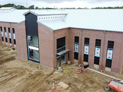 Sawmill exterior building progress June 2025 thumbnail