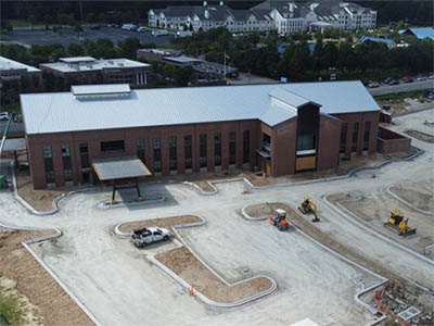 Sawmill building south elevation August 2025 thumbnail